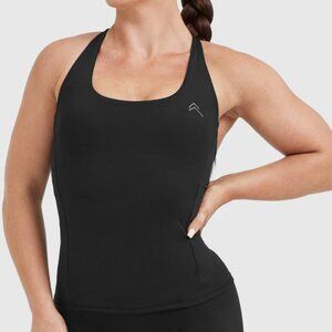 Timeless Square Neck Vest Black
